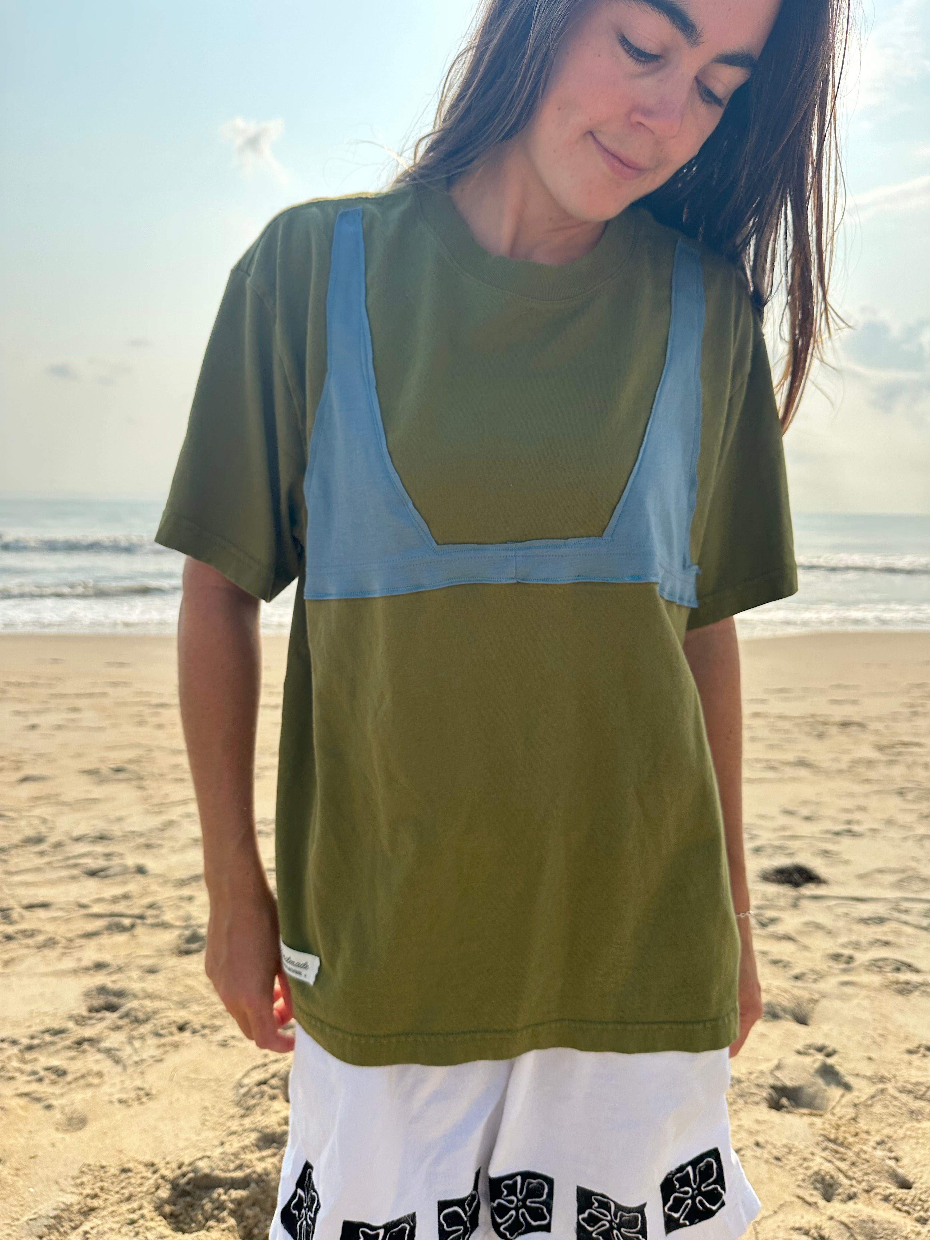 Olive Bikini Tee