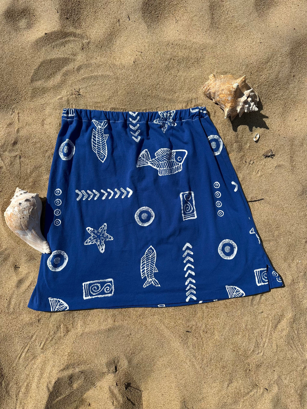 Blue Beach Skirt