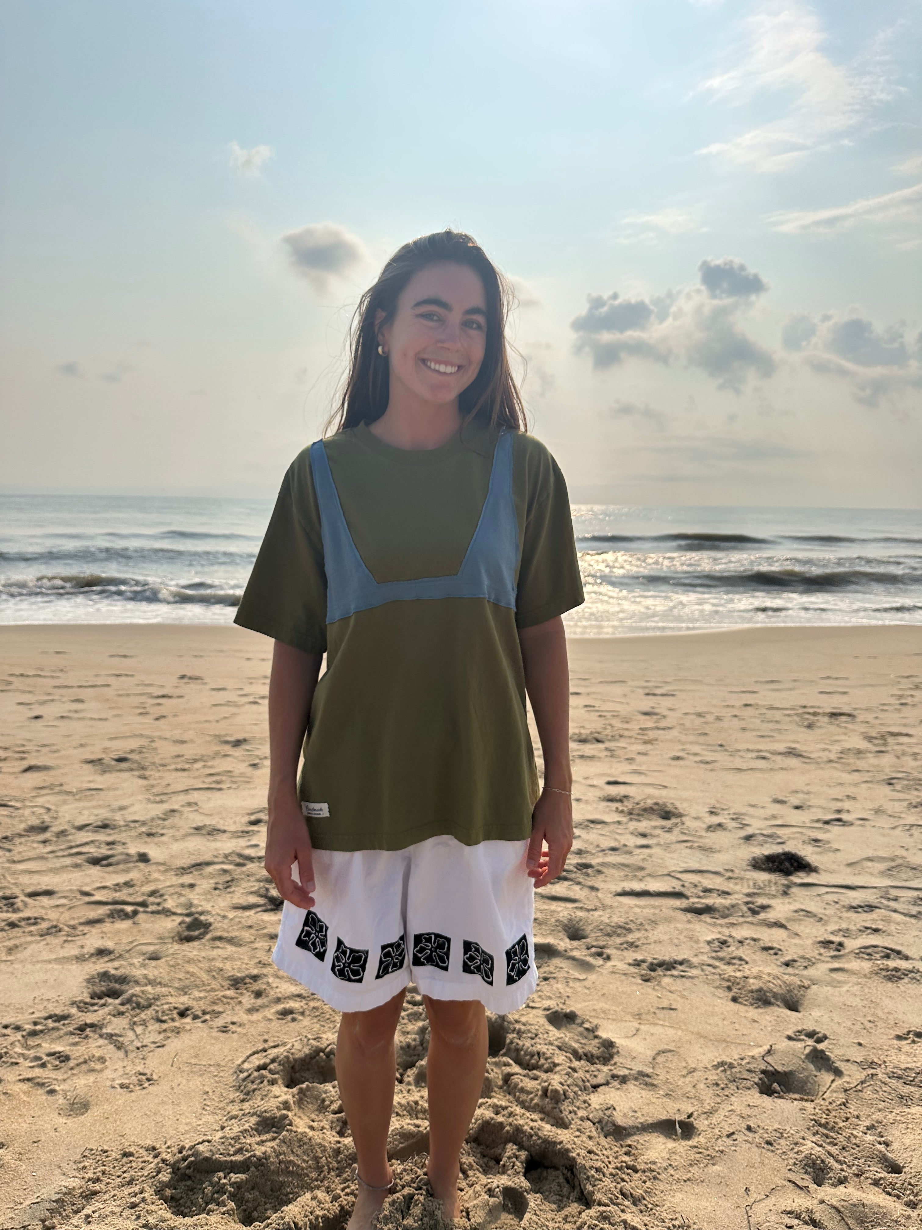 Olive Bikini Tee