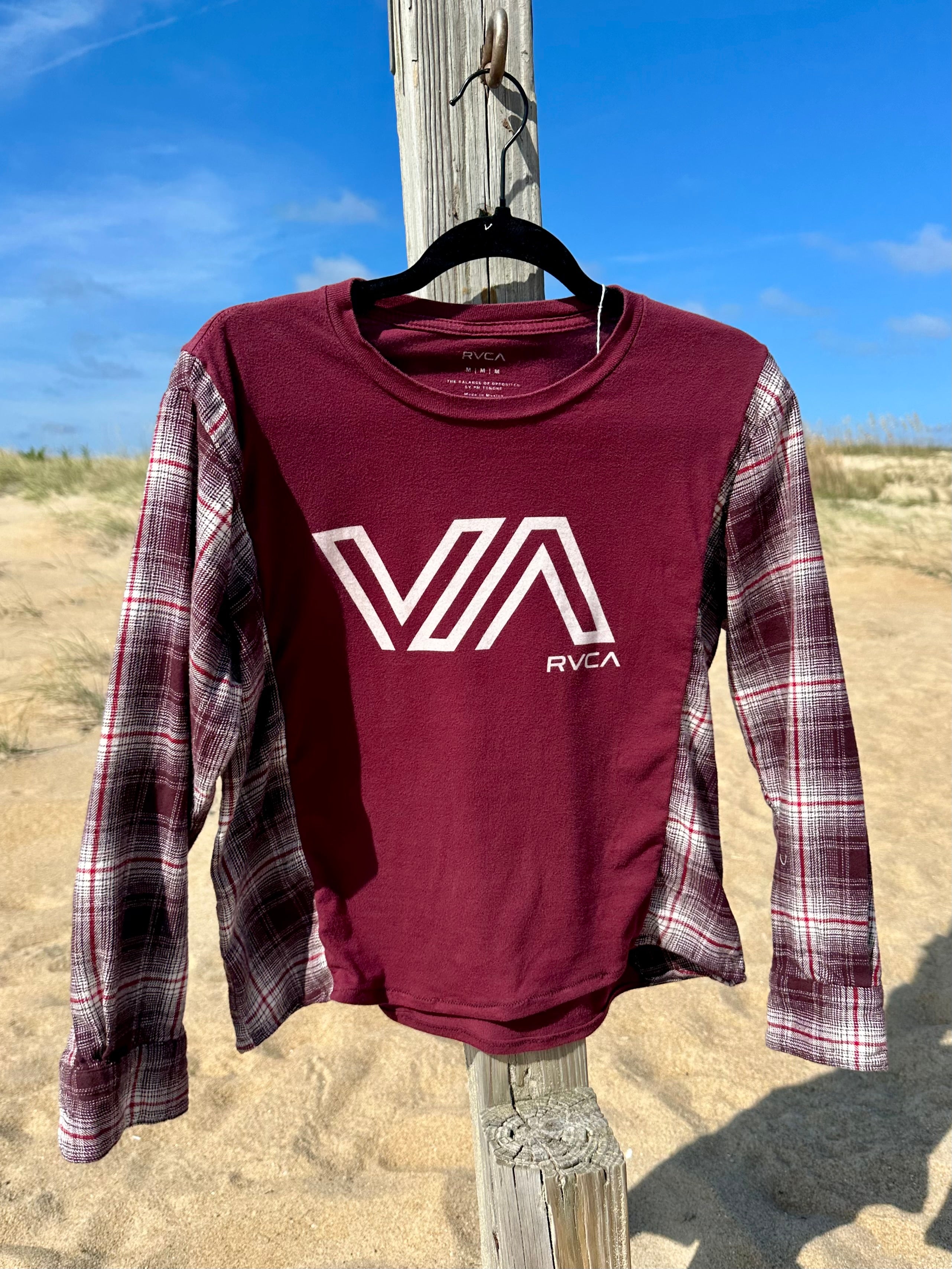 RVCA Flannel Tee