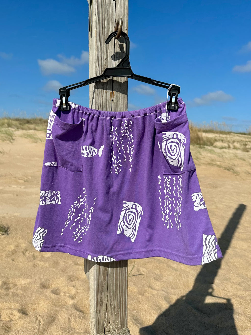 Purple Tiki Skirt