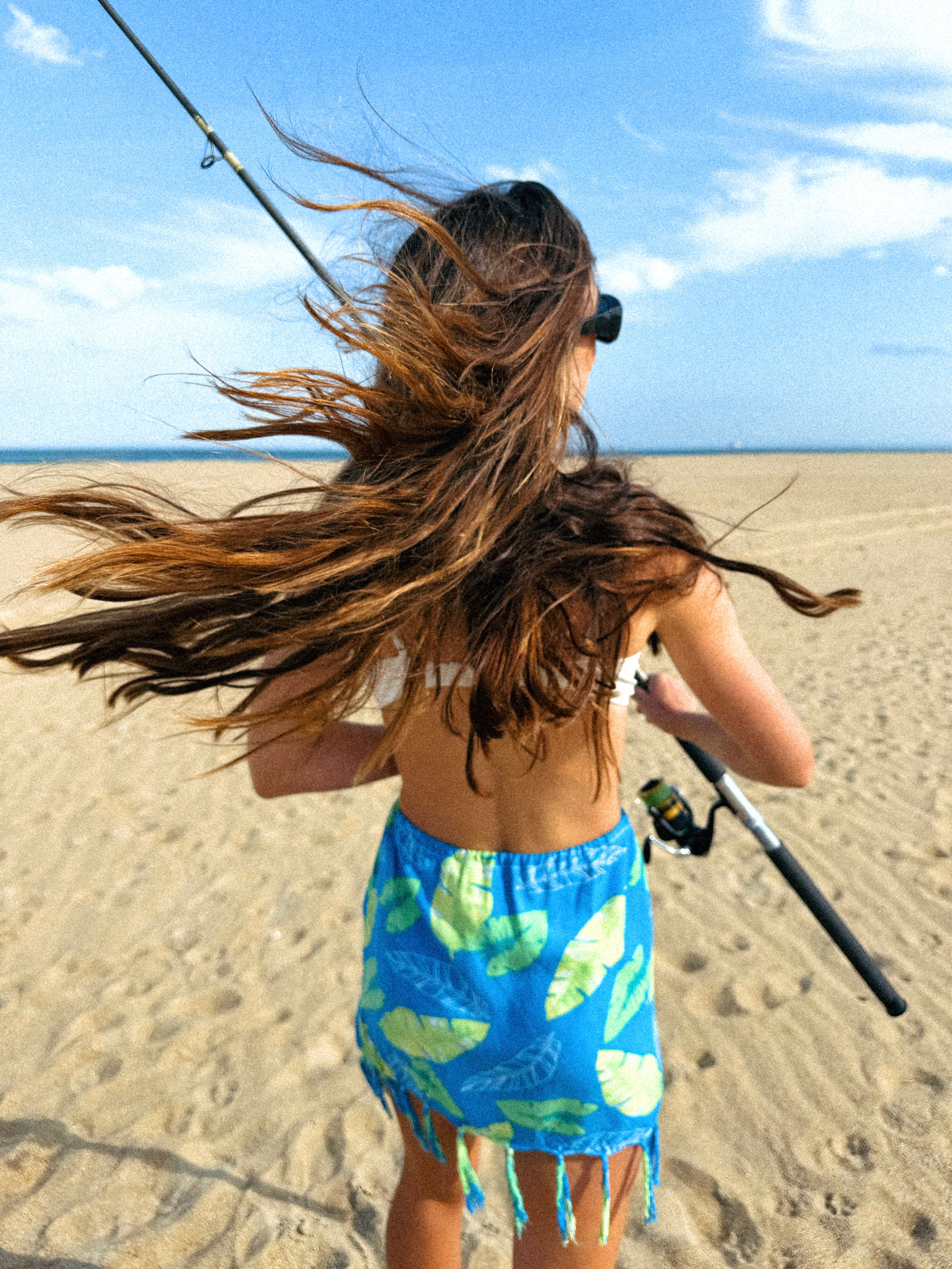 Blue Tiki Skirt/Tube Top