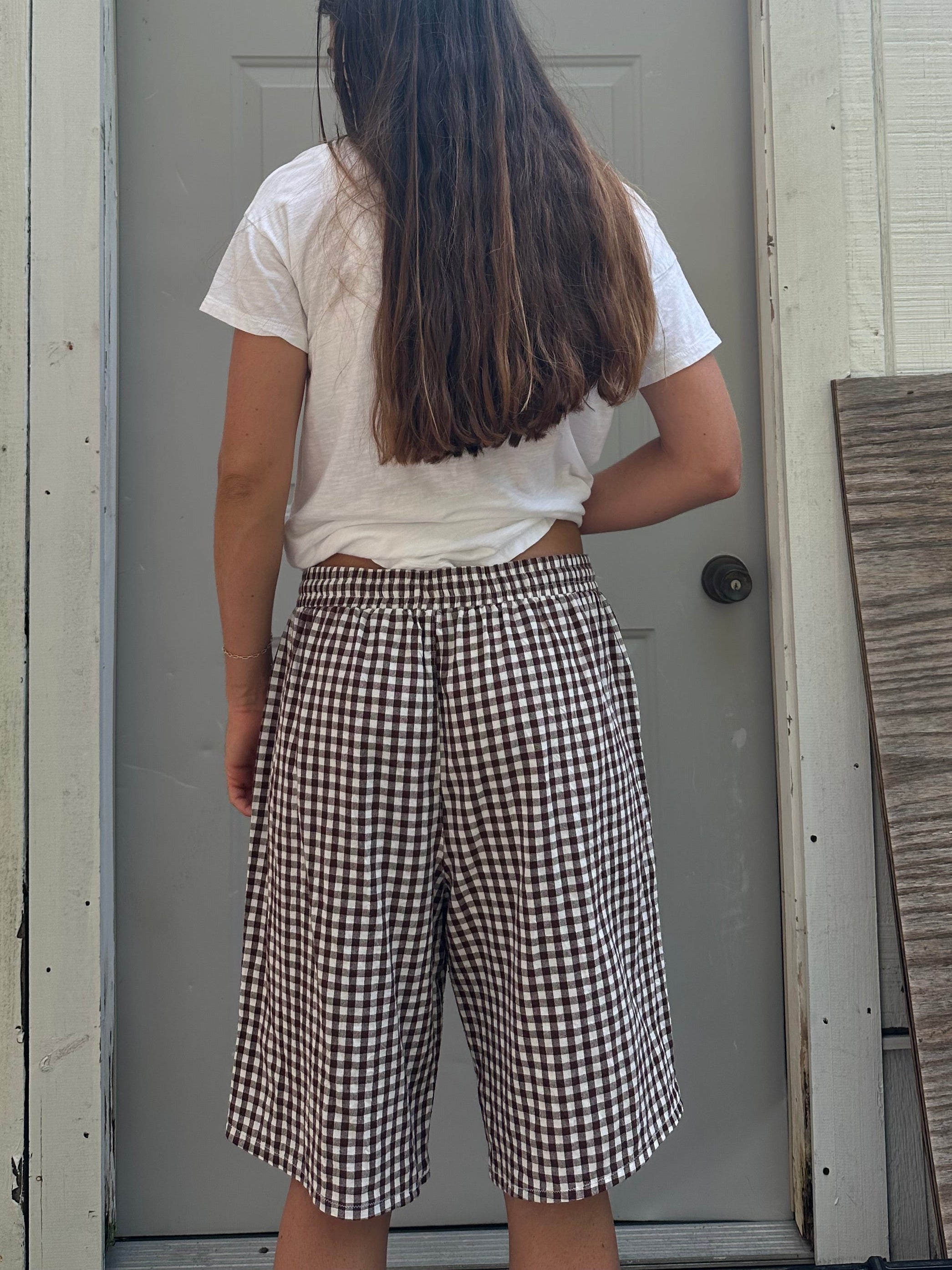 Brown and White Baggies