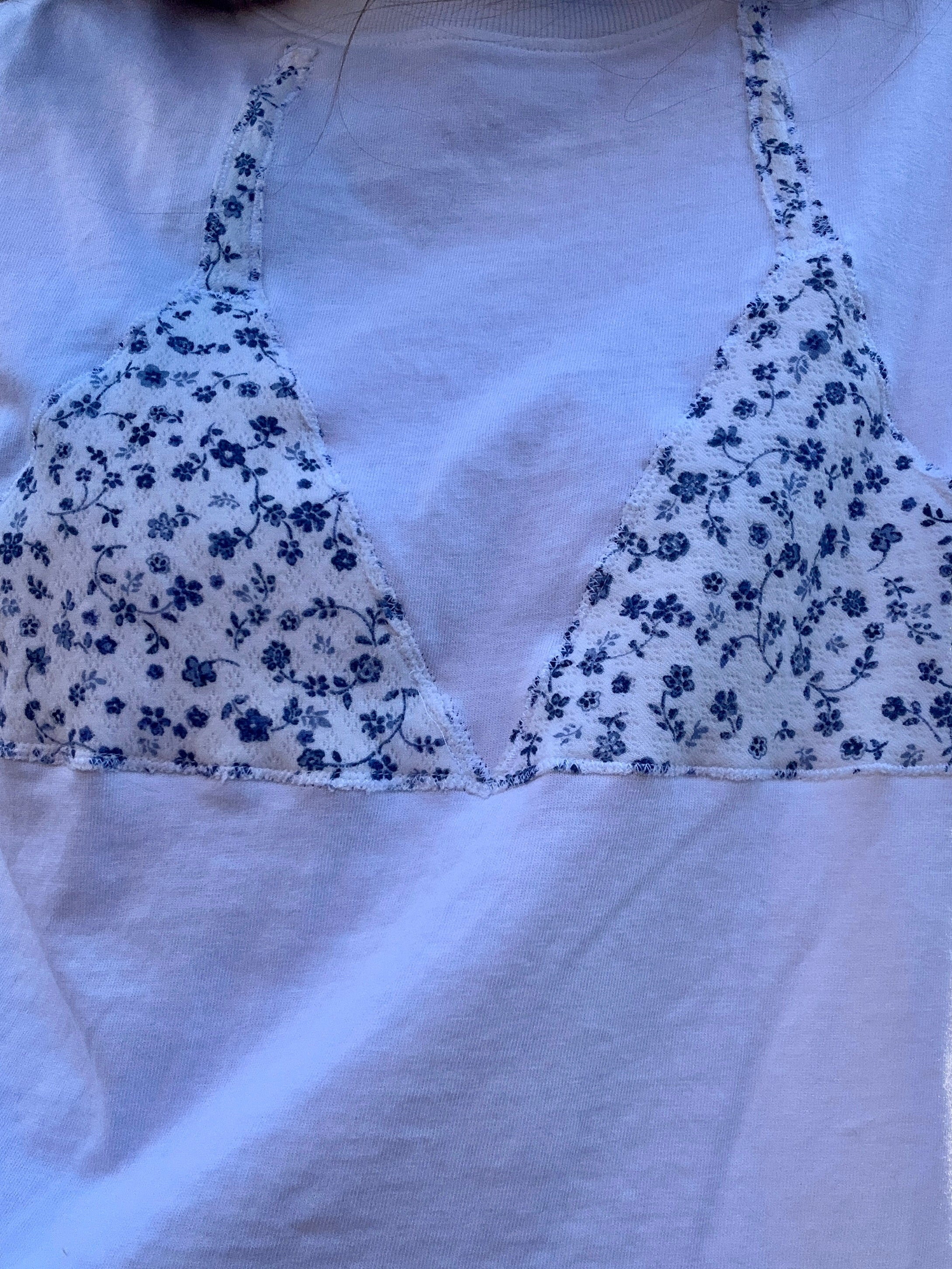 Blue Flower Bikini Tee